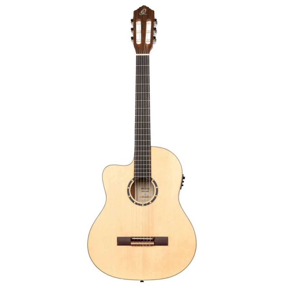 Ortega 1B-RCE125SN-L Family Series 4/4 Classical Slim Neck Guitar 6 String Lefty - Spruce / Mahogany Natural + Gig Bag