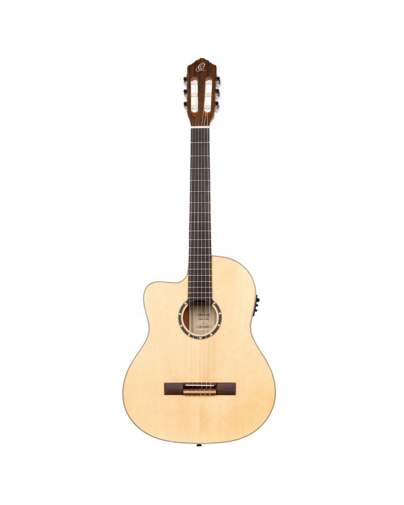 Ortega 1B-RCE125SN-L Family Series 4/4 Classical Slim Neck Guitar 6 String Lefty - Spruce / Mahogany Natural + Gig Bag