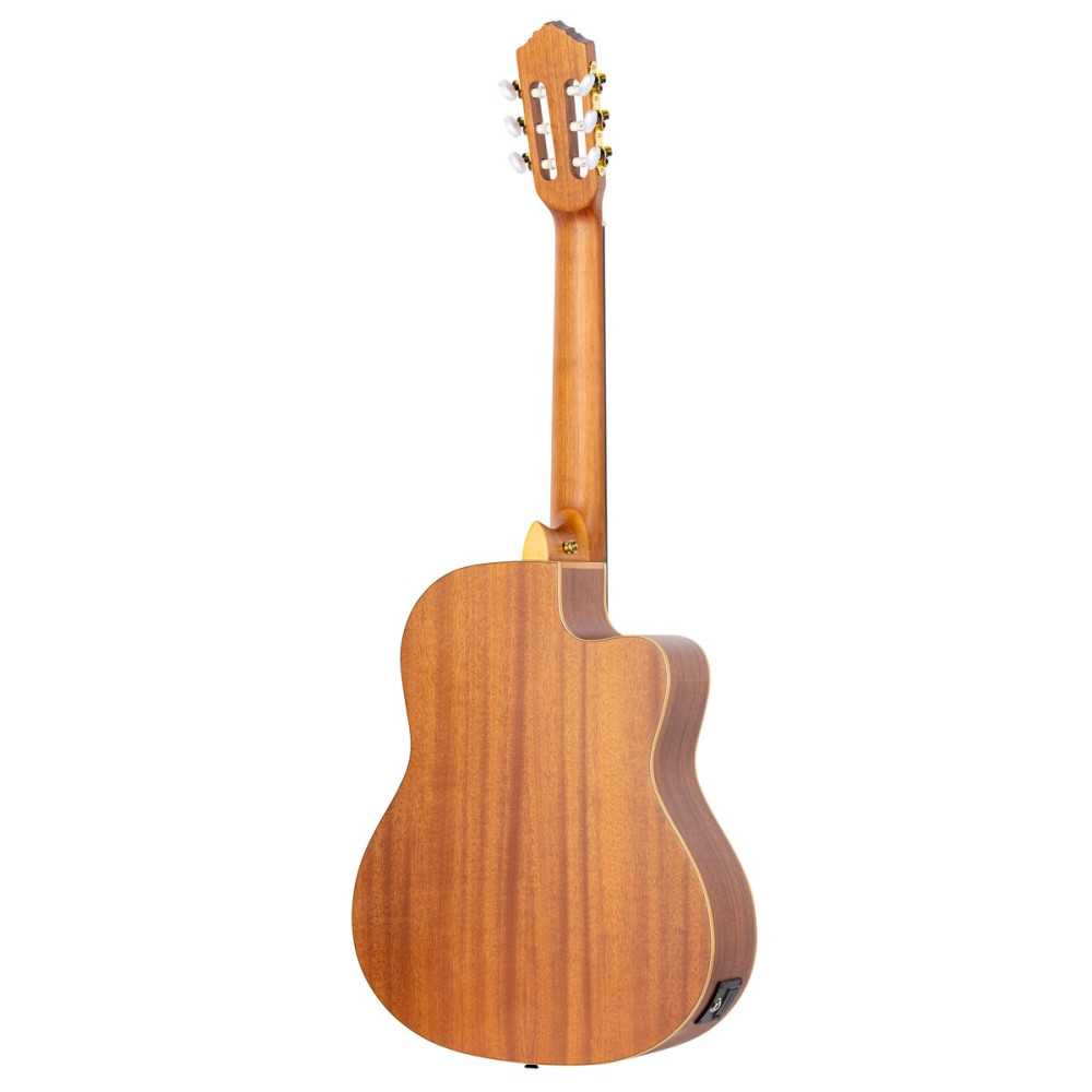 Ortega 1B-RCE131L Family Series Pro 4/4 Classical Guitar 6 String Lefty - Solid Cedar / Mahogany Natural + Gig Bag