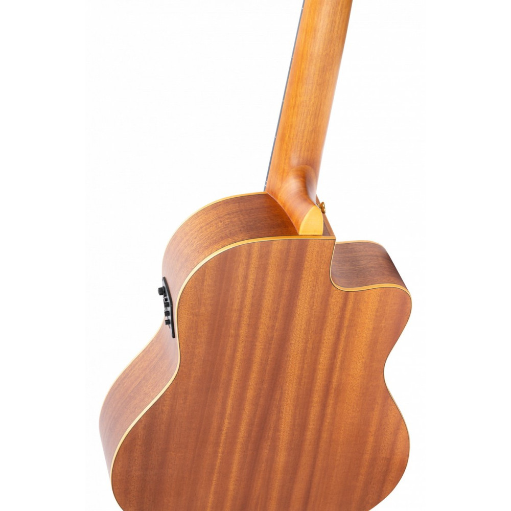 Ortega 1B-RCE131L Family Series Pro 4/4 Classical Guitar 6 String Lefty - Solid Cedar / Mahogany Natural + Gig Bag