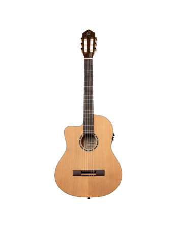 Ortega 1B-RCE131SN-L Family Series Pro 4/4 Classical Slim Neck Guitar 6 String Lefty - Solid Cedar / Mahogany Natural + 