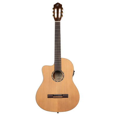 Ortega 1B-RCE131SN-L Family Series Pro 4/4 Classical Slim Neck Guitar 6 String Lefty - Solid Cedar / Mahogany Natural + 