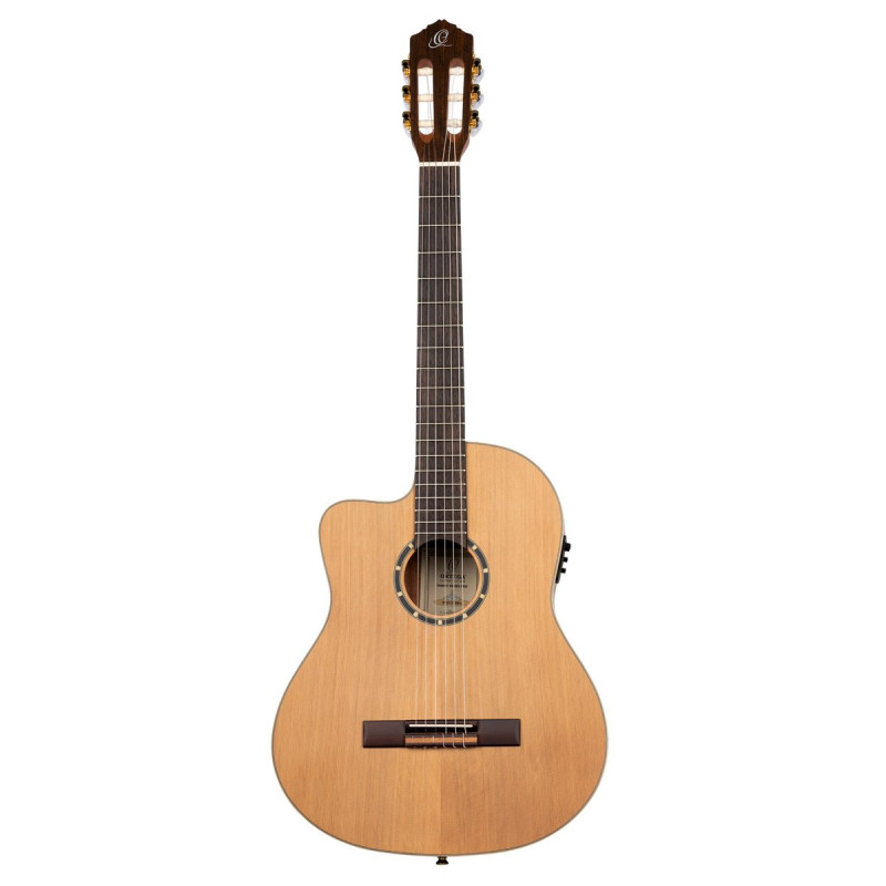 Ortega 1B-RCE131SN-L Family Series Pro 4/4 Classical Slim Neck Guitar 6 String Lefty - Solid Cedar / Mahogany Natural + 