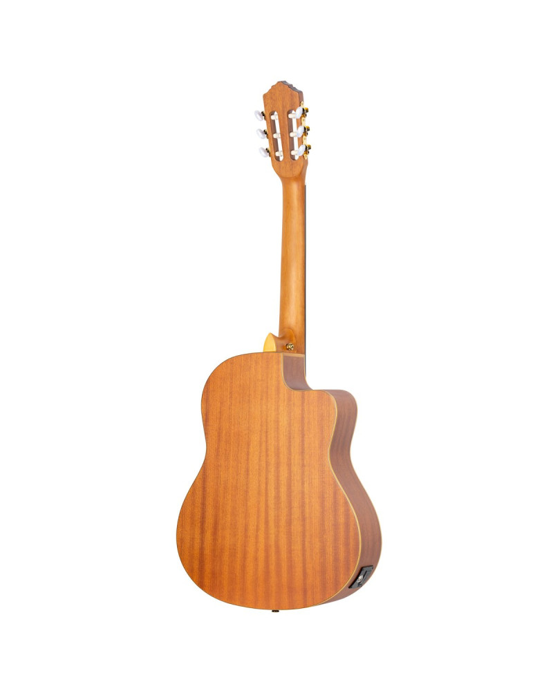 Ortega 1B-RCE131SN-L Family Series Pro 4/4 Classical Slim Neck Guitar 6 String Lefty - Solid Cedar / Mahogany Natural + 