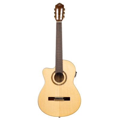 Ortega 1B-RCE138SN-L Performer Series 4/4 Classical Guitar 6-String Lefty - Natural + Gig Bag