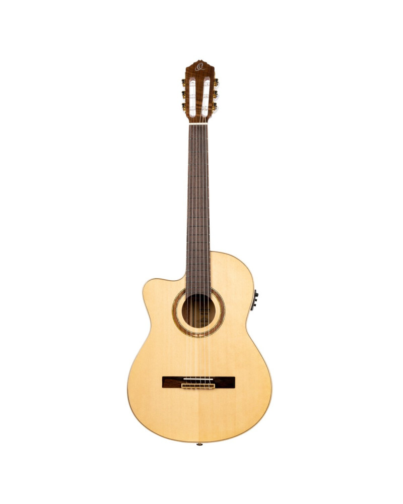 Ortega 1B-RCE138SN-L Performer Series 4/4 Classical Guitar 6-String Lefty - Natural + Gig Bag