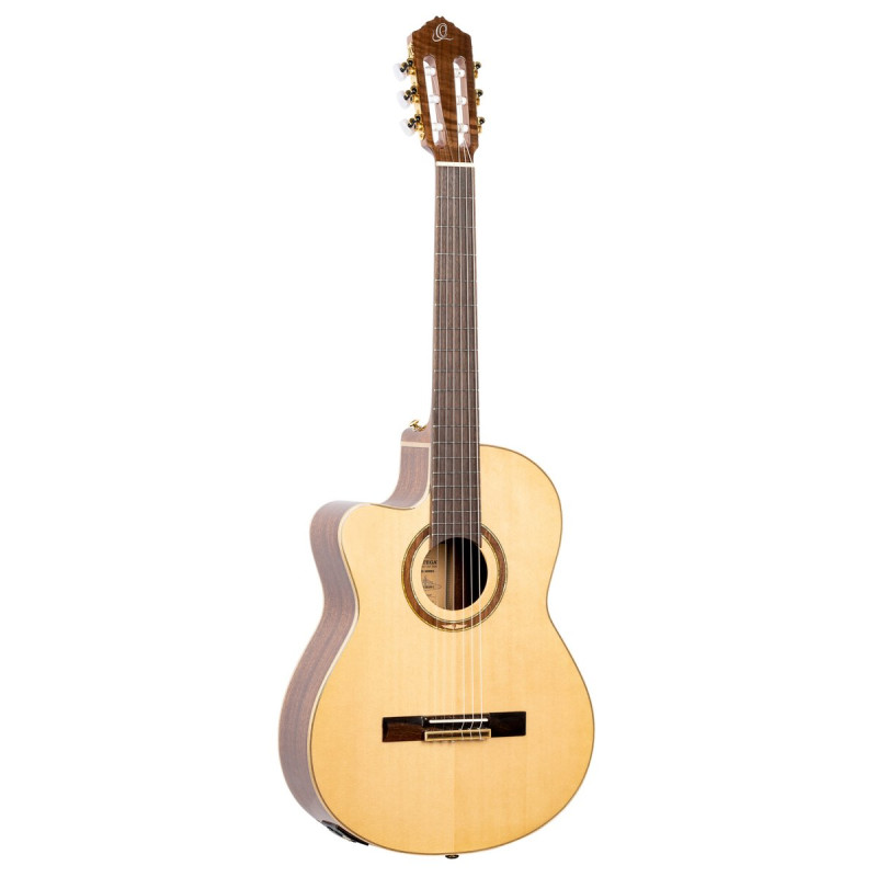Ortega 1B-RCE138SN-L Performer Series 4/4 Classical Guitar 6-String Lefty - Natural + Gig Bag