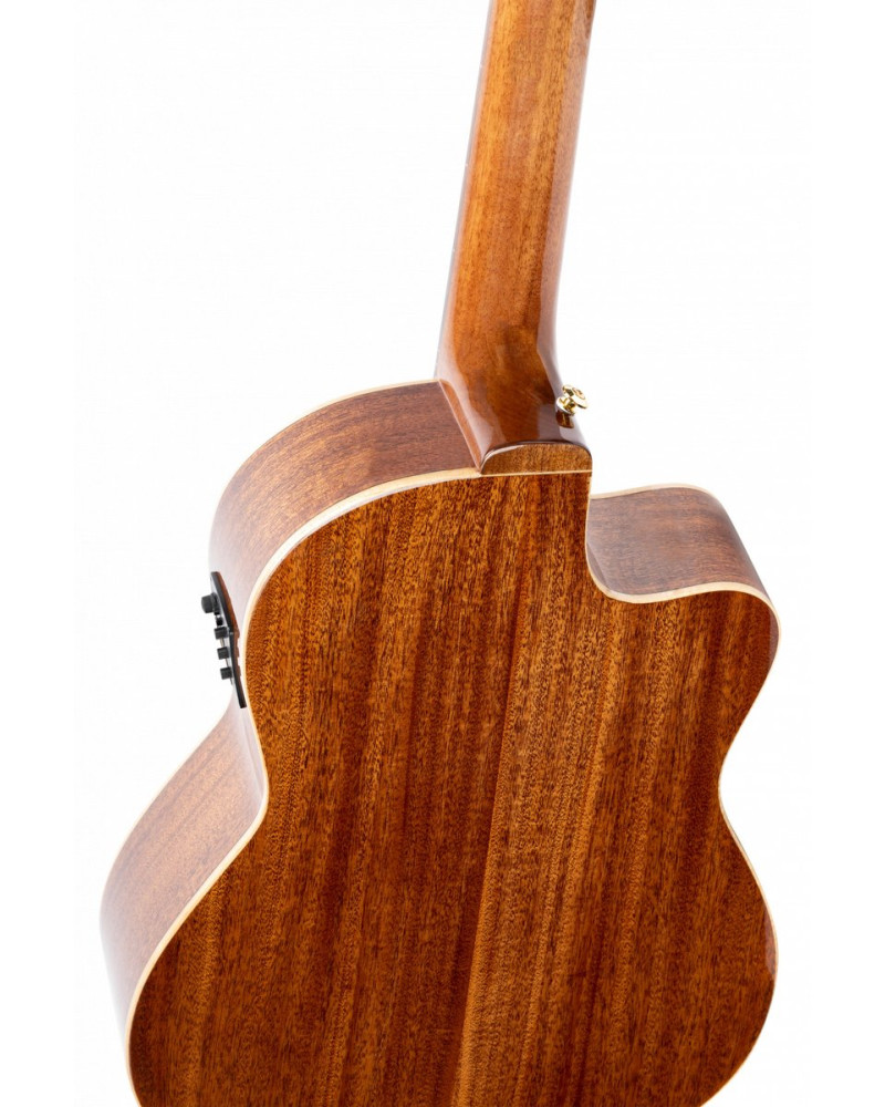 Ortega 1B-RCE138SN-L Performer Series 4/4 Classical Guitar 6-String Lefty - Natural + Gig Bag