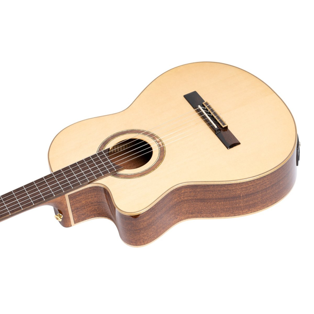 Ortega 1B-RCE138SN-L Performer Series 4/4 Classical Guitar 6-String Lefty - Natural + Gig Bag