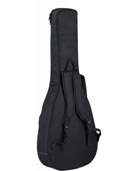 Ortega 1B-RCE138T4BL Performer Series Classical Guitar 4/4 Slim Neck Thinline Body Lefty - Black + Bag