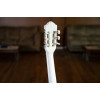 Ortega 1B-RCE145WH Family Series Pro Classical Guitar 4/4 Thinline Body Slim Neck - White + Bag