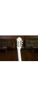 Ortega 1B-RCE145WH Family Series Pro Classical Guitar 4/4 Thinline Body Slim Neck - White + Bag