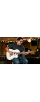 Ortega 1B-RCE145WH Family Series Pro Classical Guitar 4/4 Thinline Body Slim Neck - White + Bag