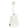 Ortega 1B-RCE145WH Family Series Pro Classical Guitar 4/4 Thinline Body Slim Neck - White + Bag