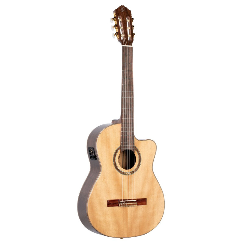 Ortega 1B-RCE158SN Performer Series 4/4 Classical Guitar 6-String - Natural + Gig Bag