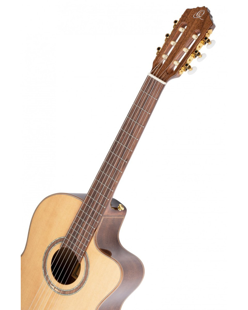 Ortega 1B-RCE158SN Performer Series 4/4 Classical Guitar 6-String - Natural + Gig Bag