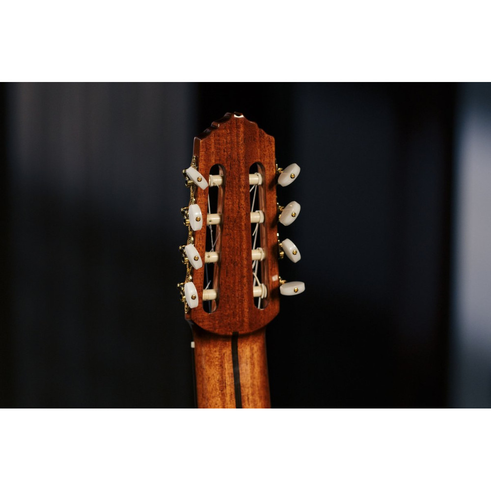Ortega 1B-RCE159-8 Performer Series 4/4 Classical Guitar 8-String - Natural + Gig Bag