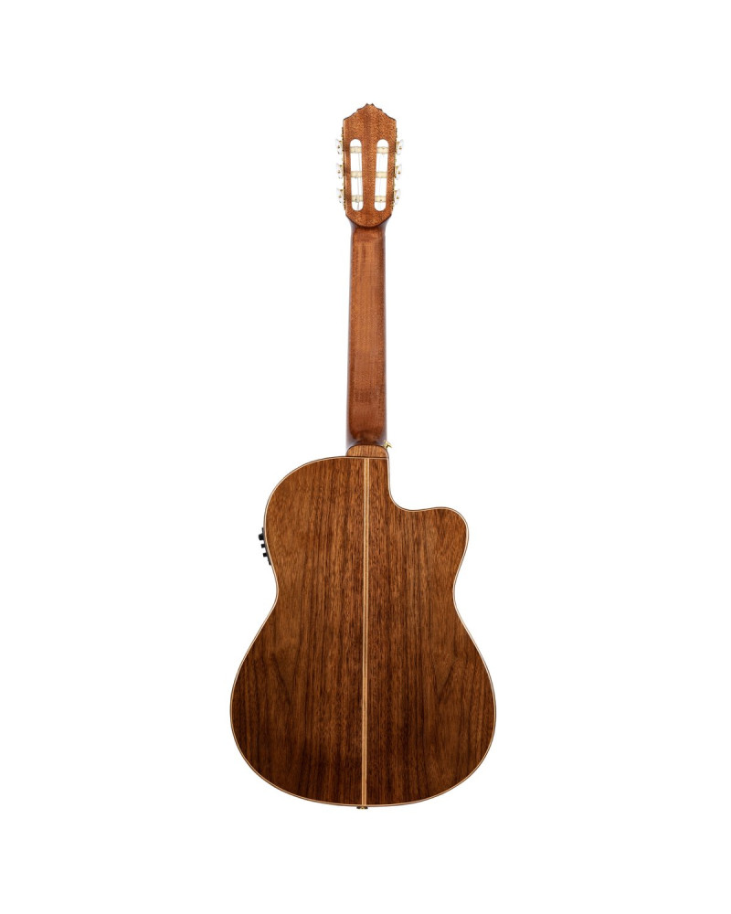 Ortega 1B-RCE159MN-L Performer Series 4/4 Classical Medium Neck Guitar 6 String Lefty - Solid Cedar / Walnut Natural + G