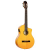 Ortega 1B-RCE170F Family Series Pro 4/4 Acoustic Guitar 6 String - Solid Spruce / Cypress Gloss Stain Yellow + Gig Bag