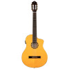 Ortega 1B-RCE170F Family Series Pro 4/4 Acoustic Guitar 6 String - Solid Spruce / Cypress Gloss Stain Yellow + Gig Bag