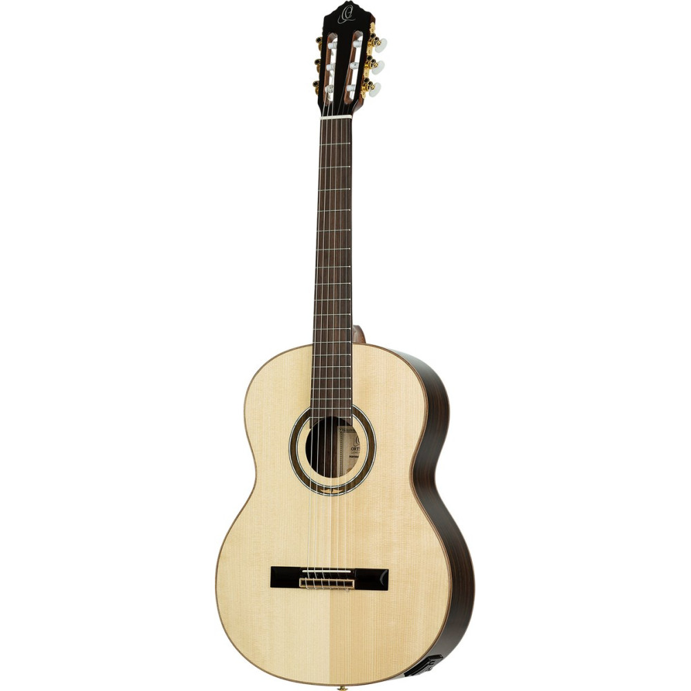 Ortega 1B-RE158RWSN Performer Series 4/4 Classical Guitar 6-String - Natural + Gig Bag