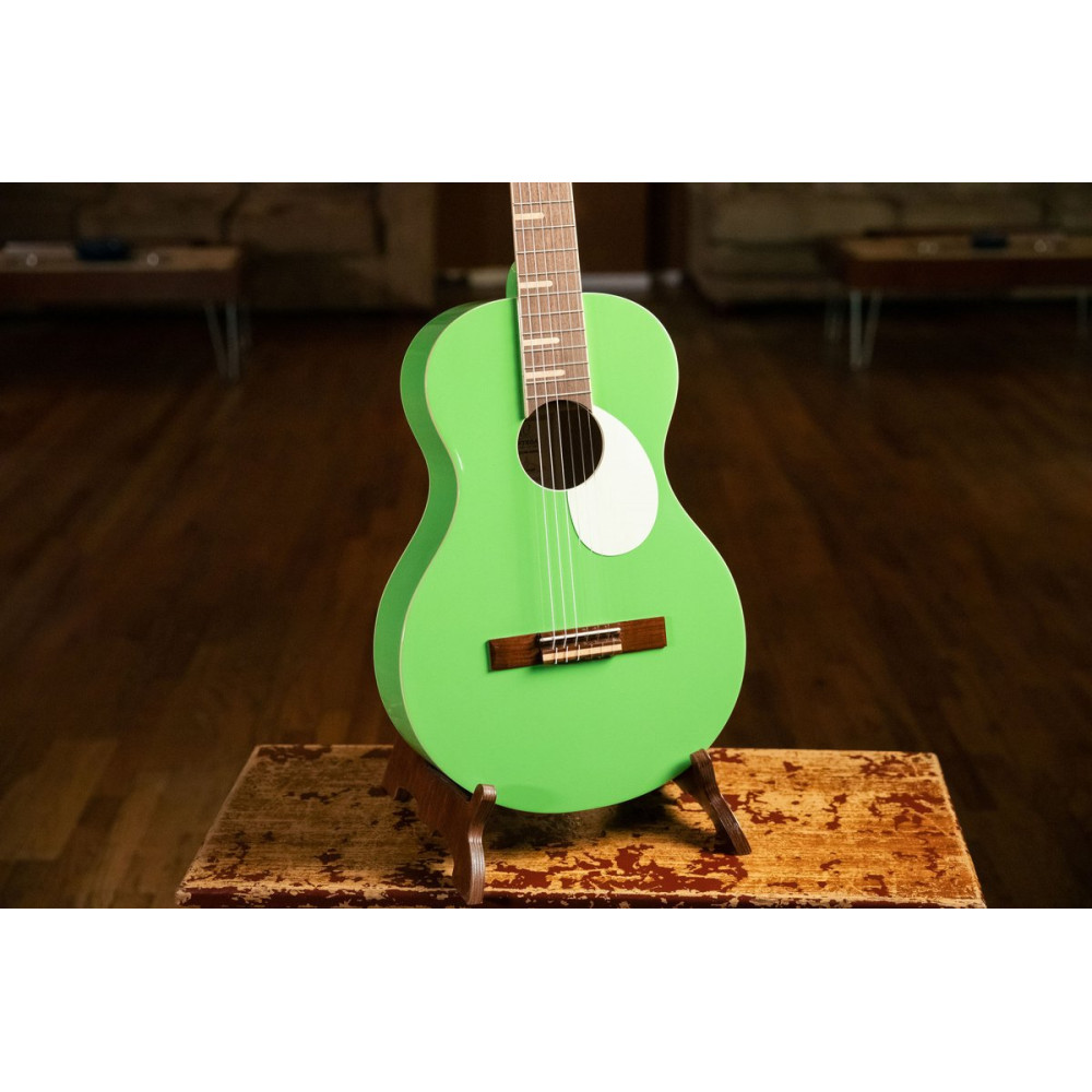 Ortega 1B-RGA-GAP Gaucho Series Acoustic Guitar 6 String - Green Apple + Bag