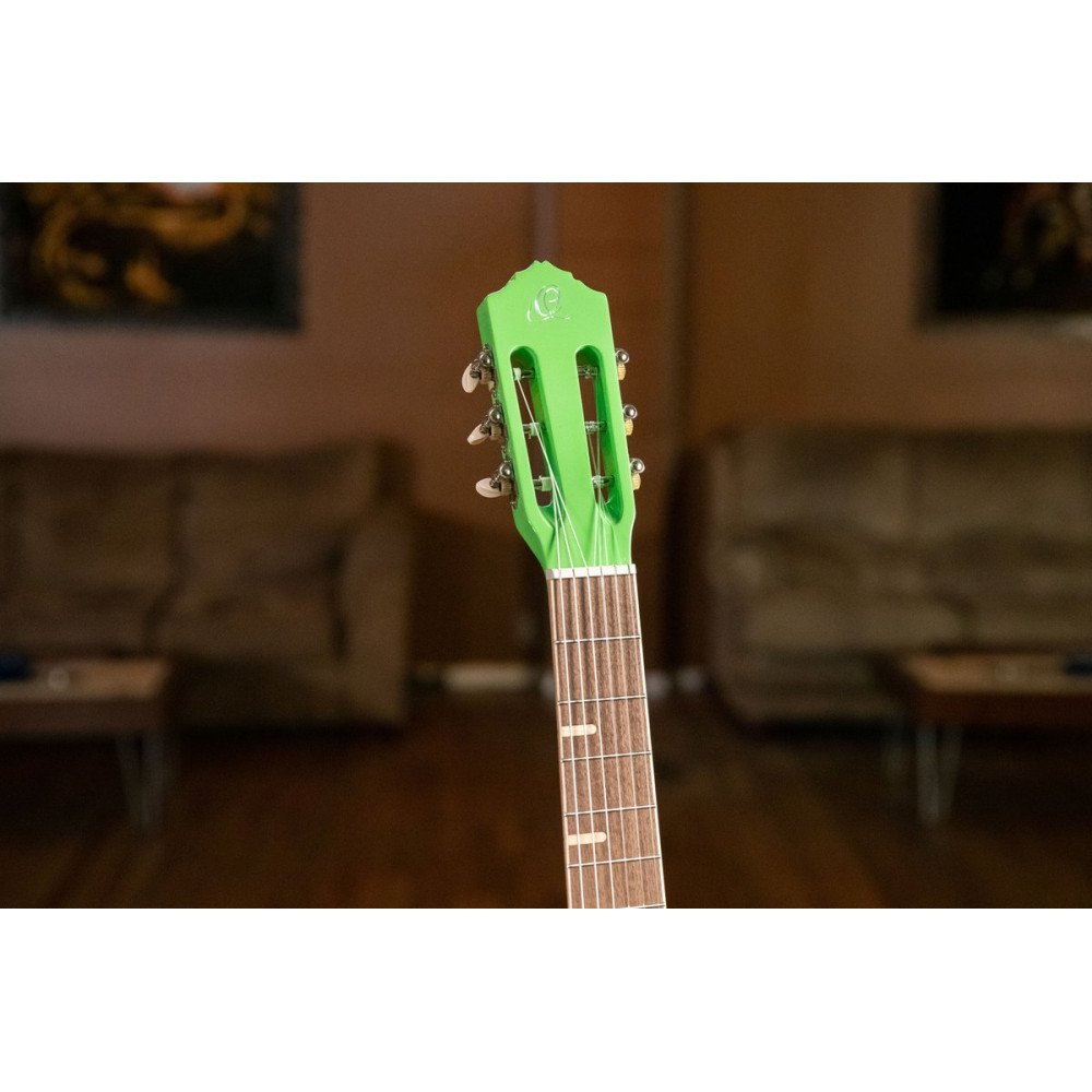 Ortega 1B-RGA-GAP Gaucho Series Acoustic Guitar 6 String - Green Apple + Bag