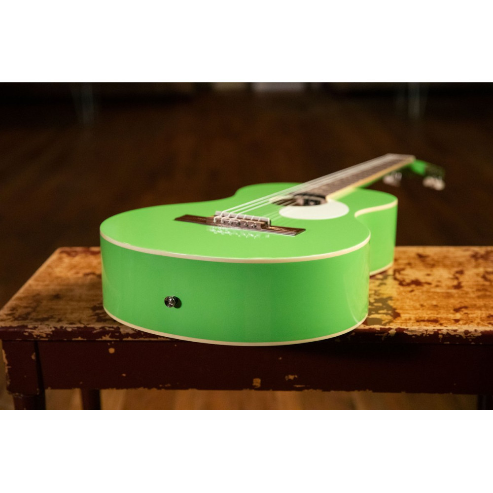 Ortega 1B-RGA-GAP Gaucho Series Acoustic Guitar 6 String - Green Apple + Bag