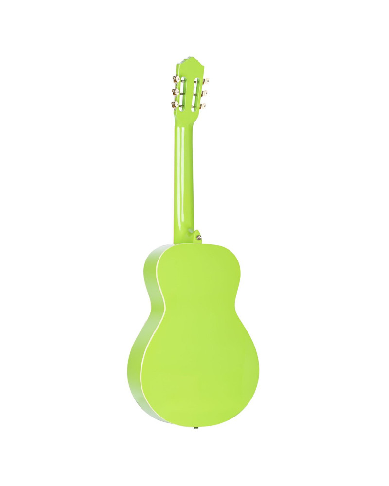 Ortega 1B-RGA-GAP Gaucho Series Acoustic Guitar 6 String - Green Apple + Bag