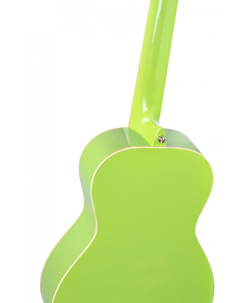 Ortega 1B-RGA-GAP Gaucho Series Acoustic Guitar 6 String - Green Apple + Bag
