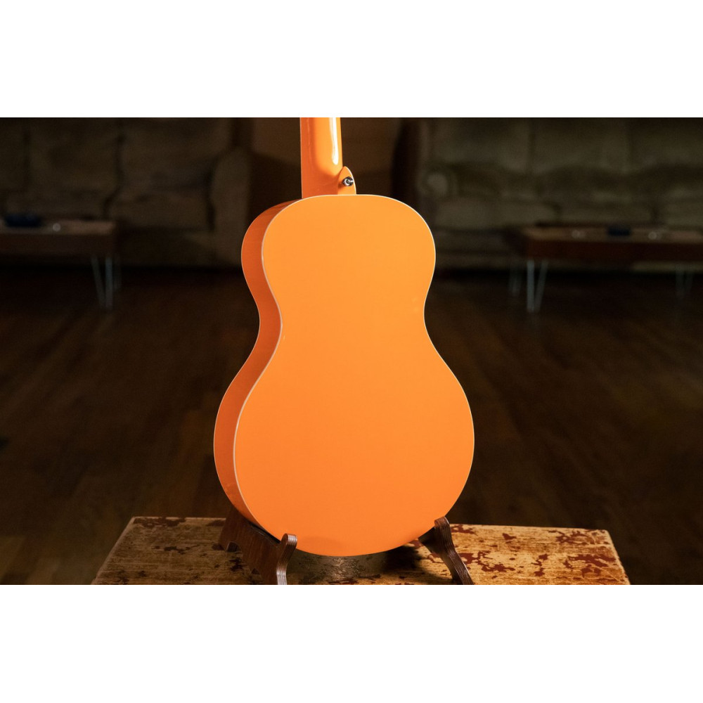 Ortega 1B-RGA-ORG Gaucho Series Acoustic Guitar 6 String - Ortega Orange + Bag
