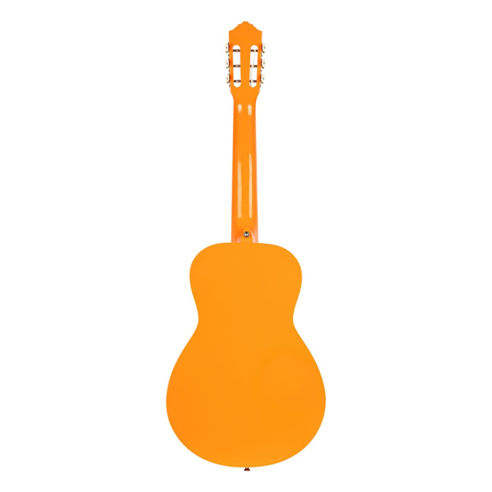 Ortega 1B-RGA-ORG Gaucho Series Acoustic Guitar 6 String - Ortega Orange + Bag