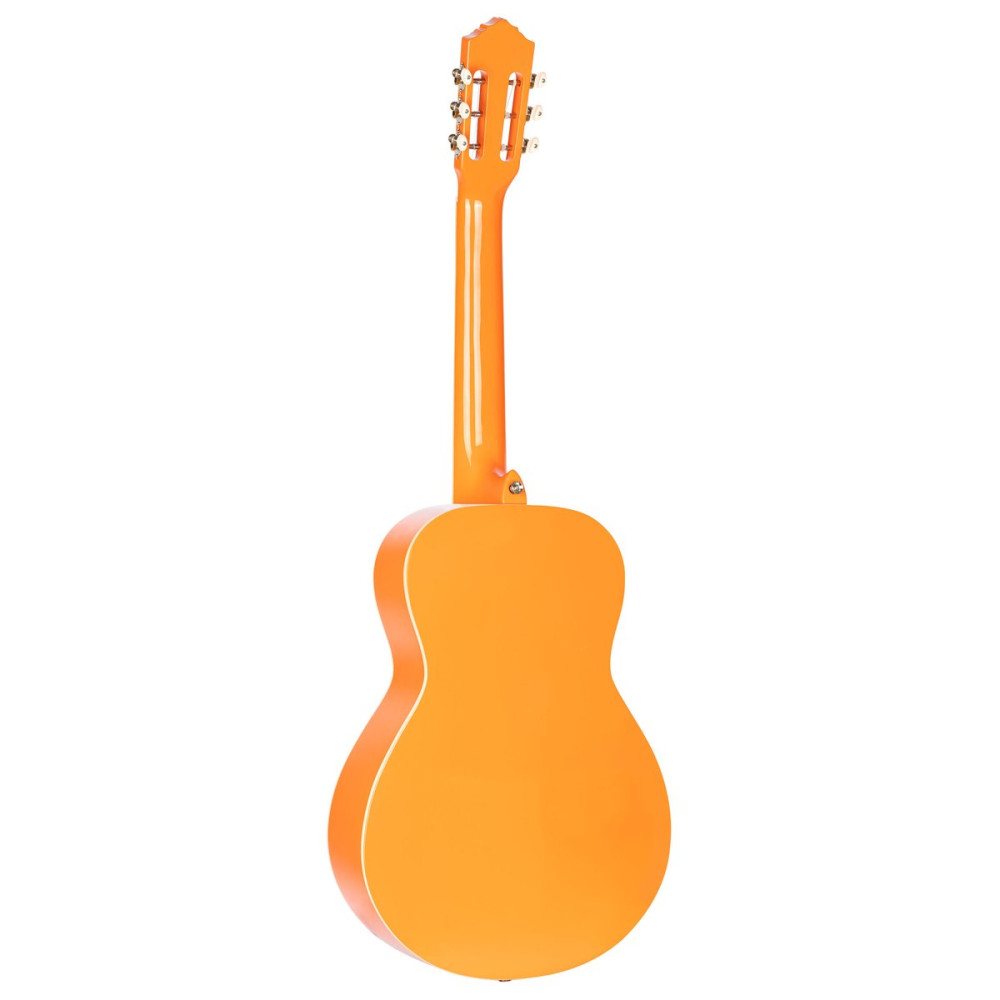 Ortega 1B-RGA-ORG Gaucho Series Acoustic Guitar 6 String - Ortega Orange + Bag