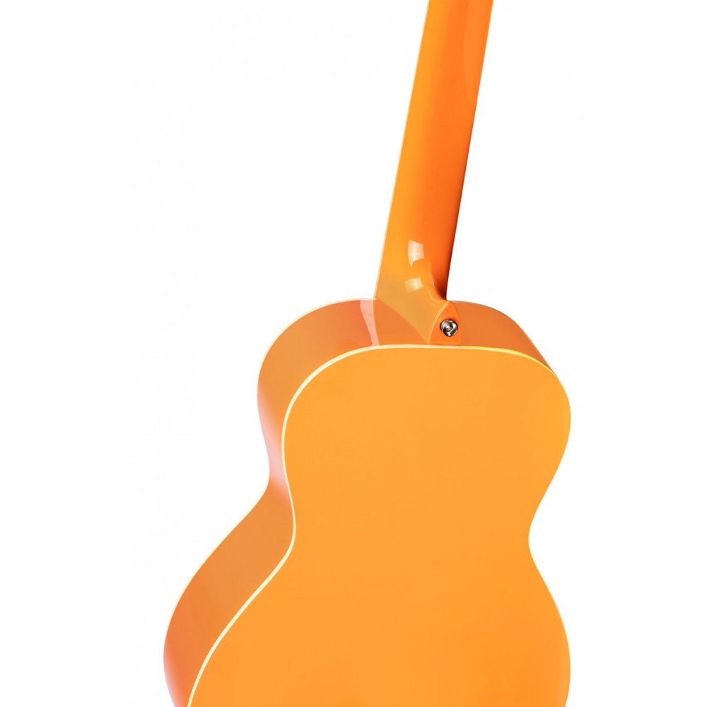 Ortega 1B-RGA-ORG Gaucho Series Acoustic Guitar 6 String - Ortega Orange + Bag