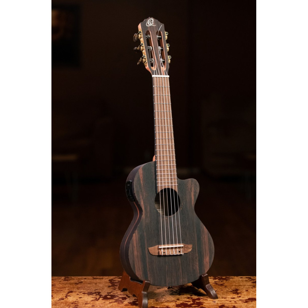Ortega 1B-RGL5EB-CE Mini Travel Series 1/8 Guitar 6-String - Natural