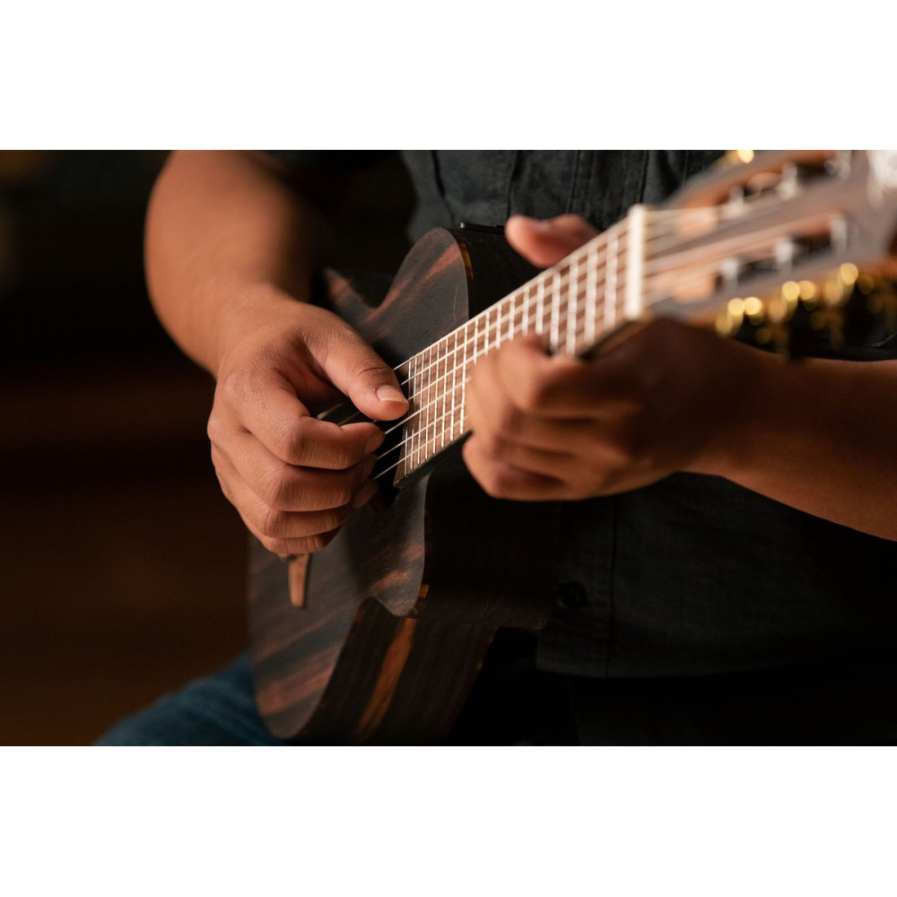 Ortega 1B-RGL5EB-CE Mini Travel Series 1/8 Guitar 6-String - Natural
