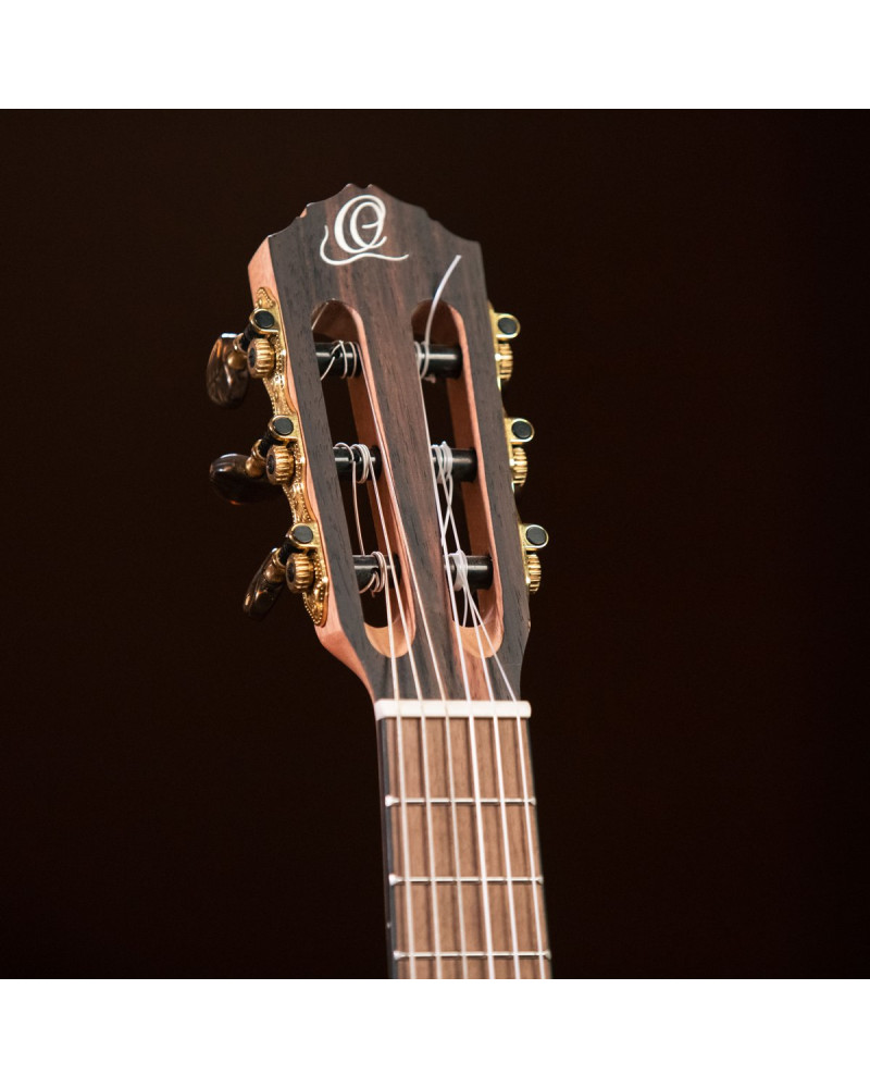 Ortega 1B-RGL5EB-CE Mini Travel Series 1/8 Guitar 6-String - Natural