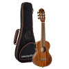 Ortega 1B-RGLE18ACA Mini Travel Series 1/8 Guitar 6 String - Acacia Natural + Bag