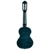 Ortega 1B-RGLE18BLF Mini Travel Series 1/8 Guitar 6 String - Flamed Mahogany Faded Blue + Bag