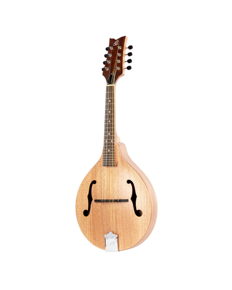 Ortega 1B-RMA5NA-L A-Style Series Mandoline 8 String Lefty - Mahogany Natural