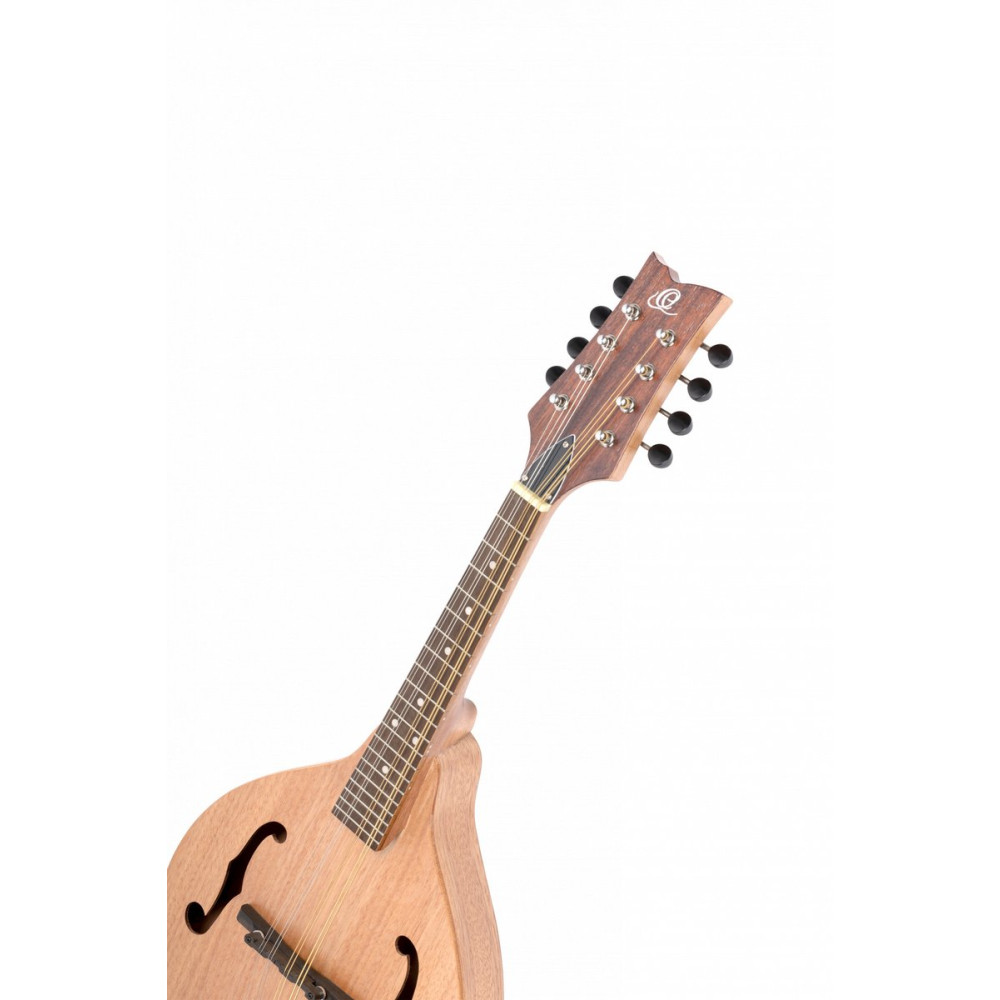 Ortega 1B-RMA5NA-L A-Style Series Mandoline 8 String Lefty - Mahogany Natural