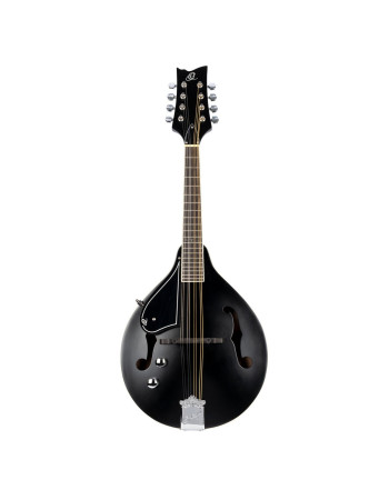 Ortega 1B-RMAE40SBKL A-Style Series Mandoline 8 String Lefty - Spruce / Maple Black + Bag