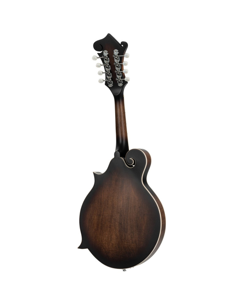 Ortega 1B-RMF30-WB Americana Series F-Style Mandolin 8 String - Spruce / Maple Satin Whiskey Burst