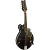 Ortega 1B-RMFE40SBK F-Style Series Mandoline 8 String - Spruce / Maple Black + Bag