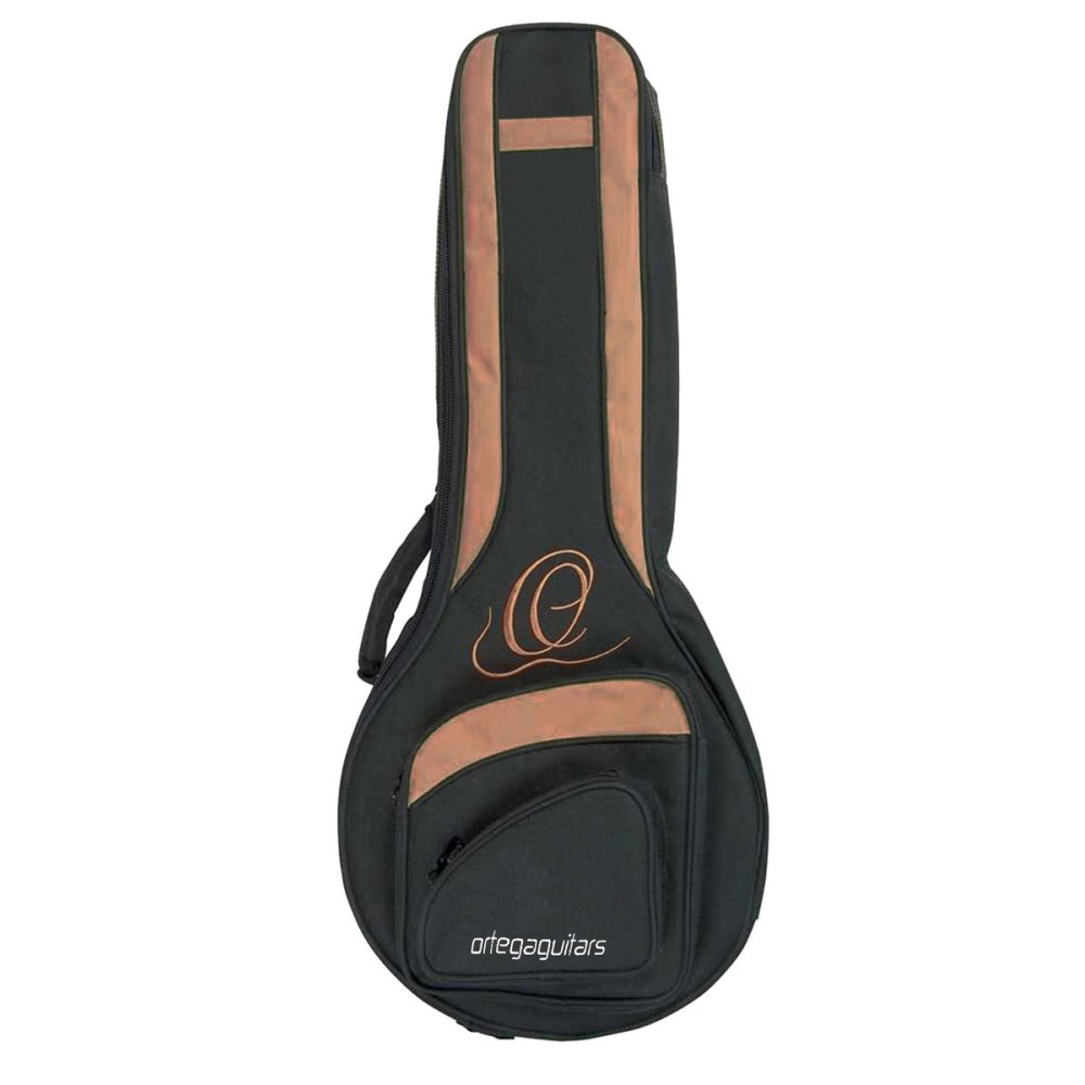 Ortega 1B-RMFE40SBK F-Style Series Mandoline 8 String - Spruce / Maple Black + Bag