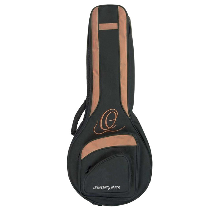 Ortega 1B-RMFE40SBK F-Style Series Mandoline 8 String - Spruce / Maple Black + Bag