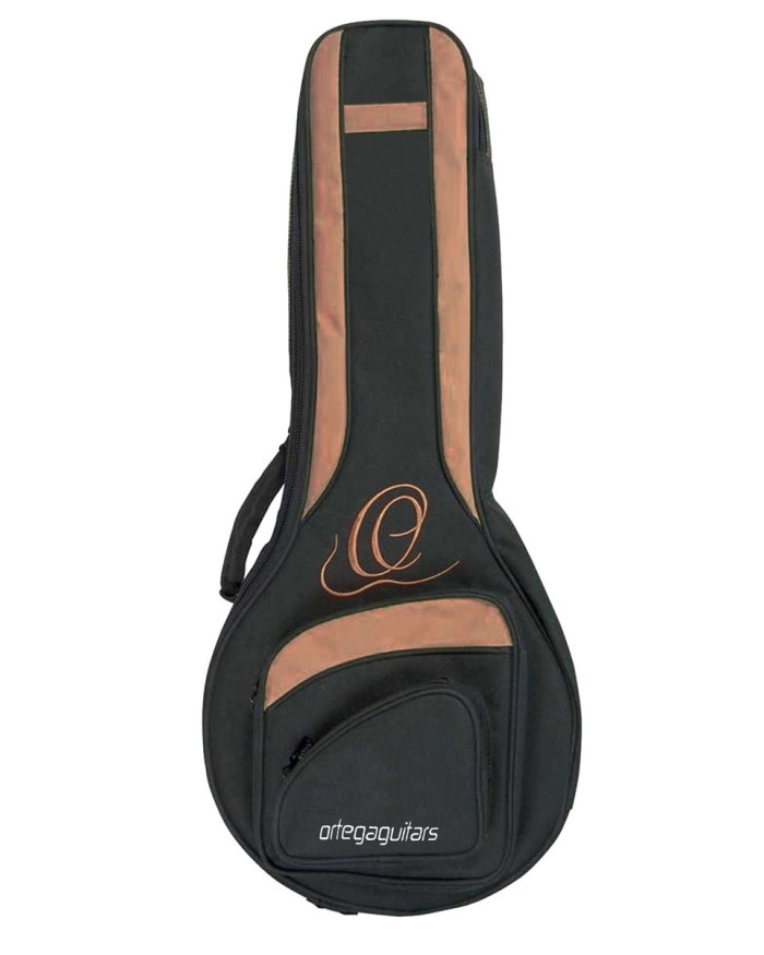 Ortega 1B-RMFE40SBK F-Style Series Mandoline 8 String - Spruce / Maple Black + Bag