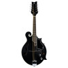 Ortega 1B-RMFE40SBK F-Style Series Mandoline 8 String - Spruce / Maple Black + Bag