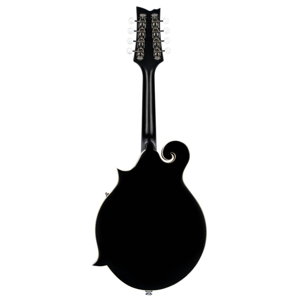 Ortega 1B-RMFE40SBK F-Style Series Mandoline 8 String - Spruce / Maple Black + Bag