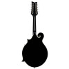 Ortega 1B-RMFE40SBK F-Style Series Mandoline 8 String - Spruce / Maple Black + Bag